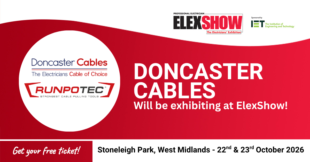 Doncaster Cables Are Exhibiting At ElexShow In Stoneleigh!